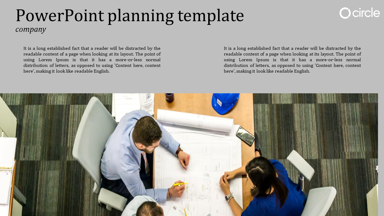 Free - Our Predesigned PowerPoint Planning Template Slides